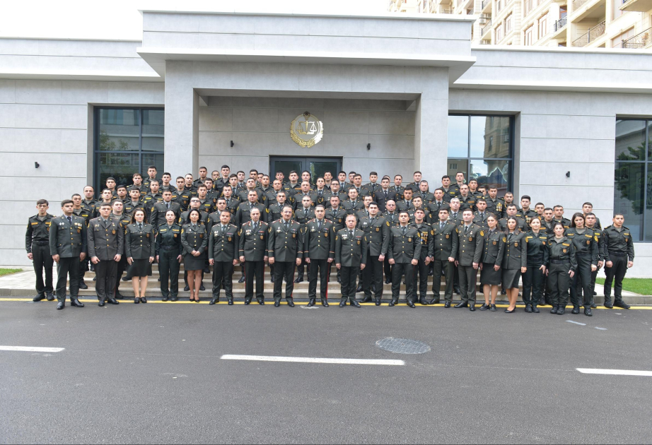 Penitensiar xidmətə qulluğa qəbul olunmuş əməkdaşların andiçmə mərasimi olub