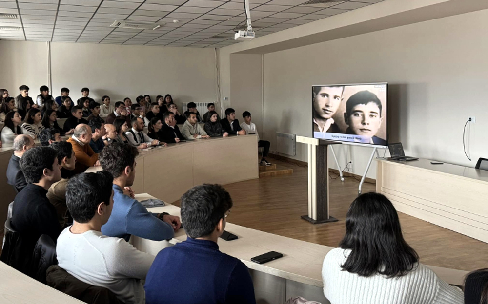 Qarabağ Universitetində Heydər Əliyevin anım günü keçirilib