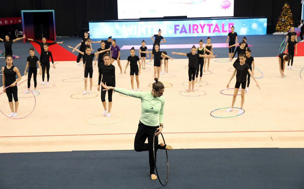 Milli Gimnastika Arenasında "ustad dərsi" keçirilib