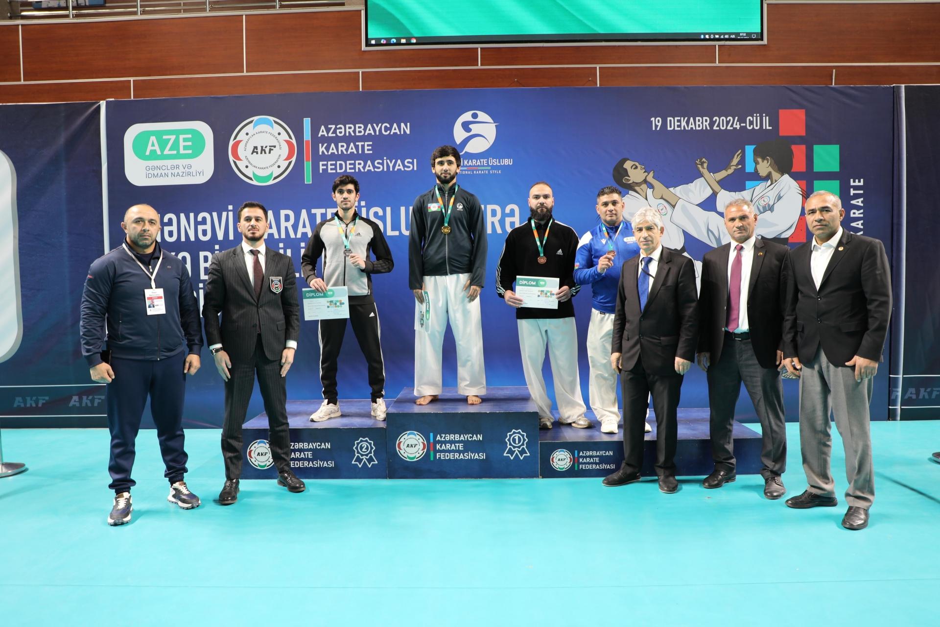 Karate üslubu üzrə ölkə birinciliyi və çempionatına yekun vurulub