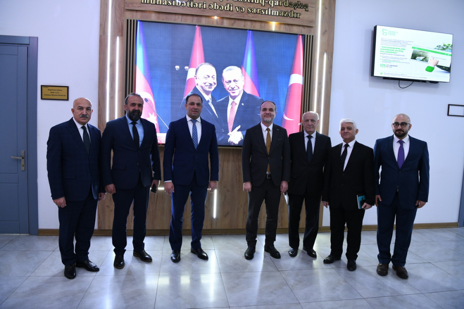 Türkiyənin Niğde Ömer Halisdemir Universitetinin rektoru ADNSU-da olub