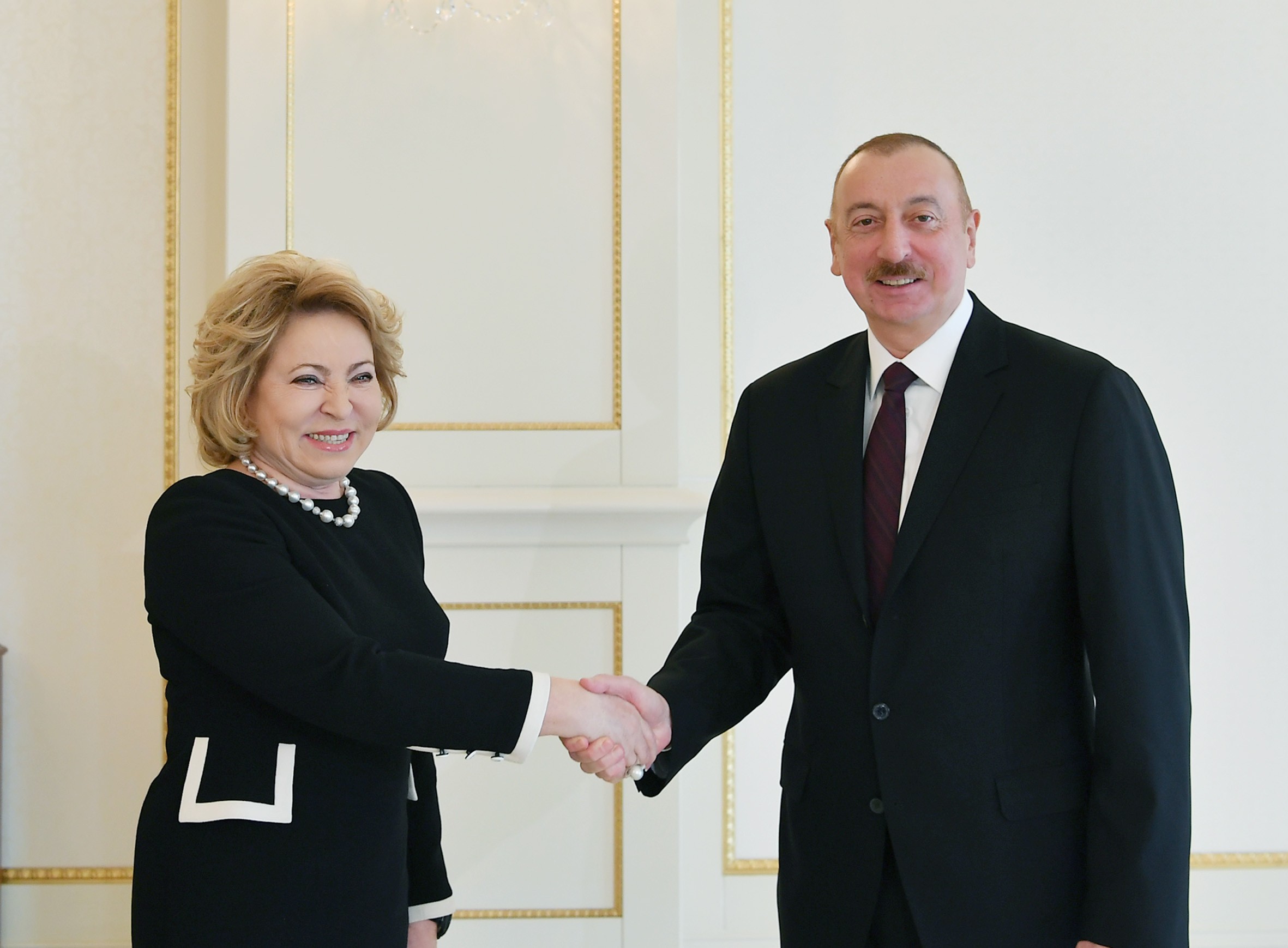 Valentina Matviyenko Prezident İlham Əliyevi təbrik edib