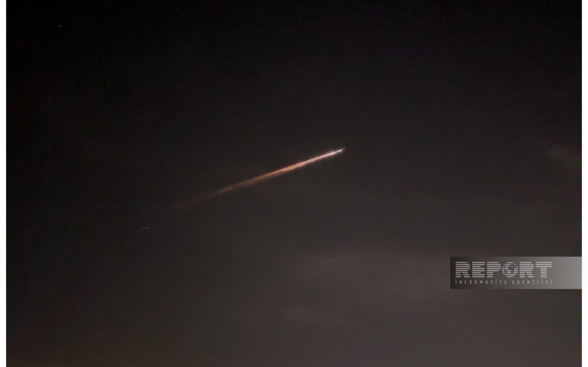 Bakı səmasında meteor görünüb - FOTO