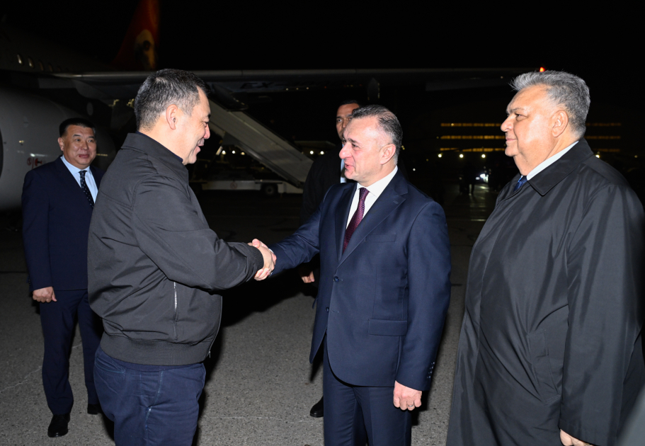 Qırğız Respublikasının Prezidenti COP29-da iştirak etmək üçün Azərbaycana gəlib