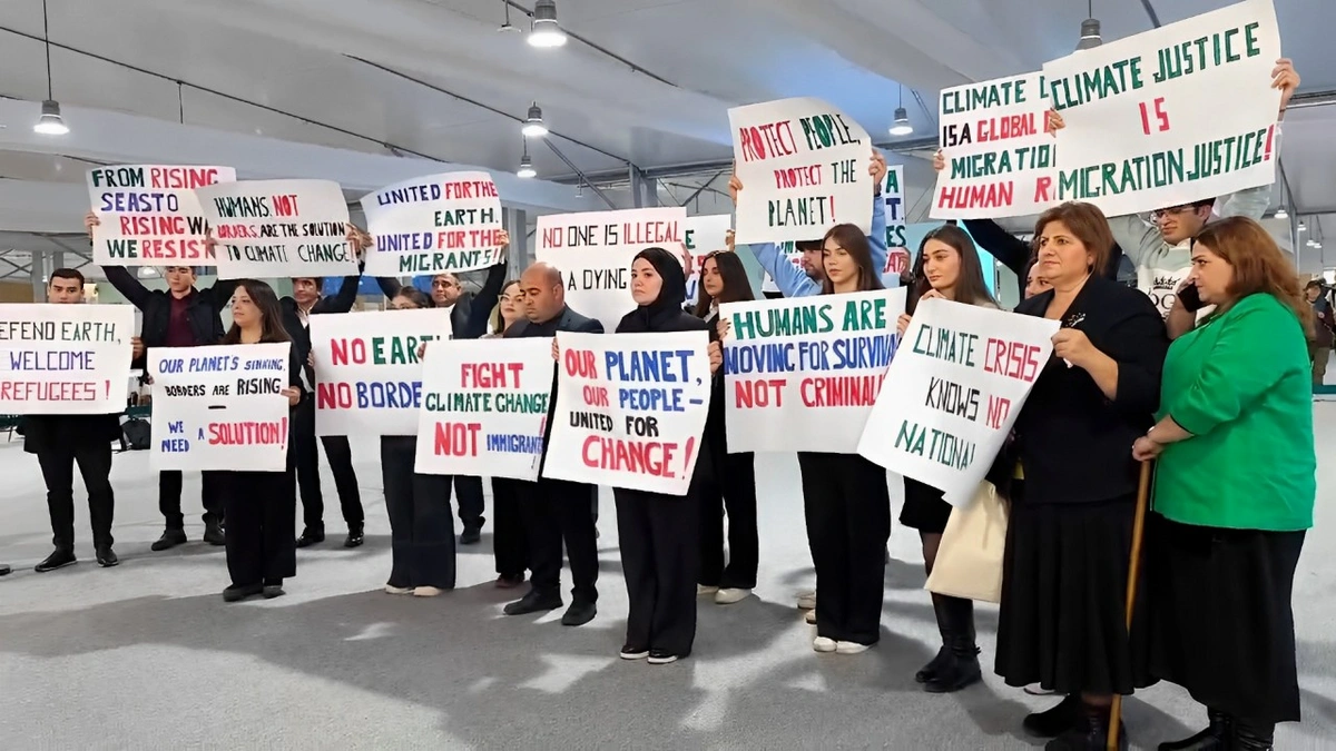 COP29 çərçivəsində səssiz aksiya keçirilib