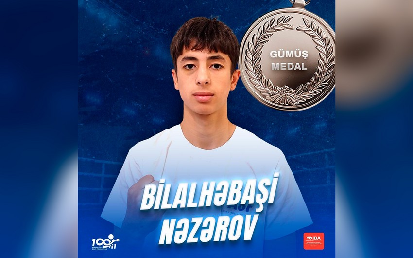 Boksçumuz gümüş medal qazanıb