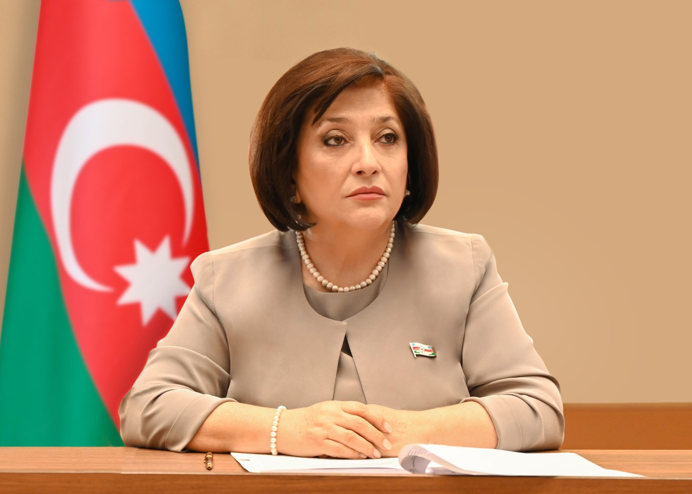 Sahibə Qafarova Rusiyaya gedib