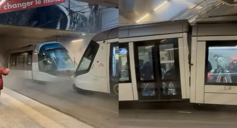 Fransada tramvay qəzası baş verib: yaralılar var