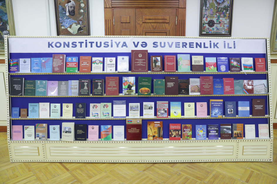 BDU-da “Konstitusiya və Suverenlik İli” ilə bağlı kitab sərgisi təşkil olunub