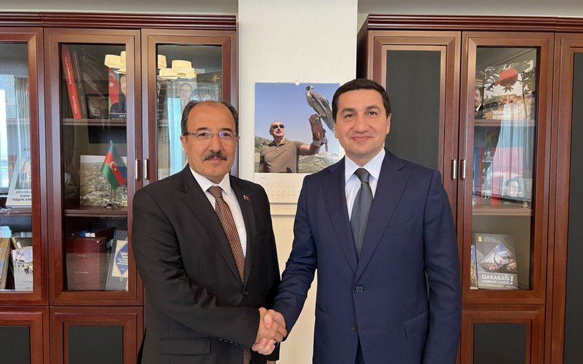 Cahit Bağcı Hikmət Hacıyevlə görüşüb