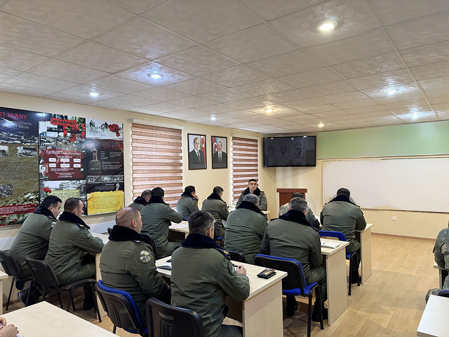Azərbaycan Ordusunda yeni tədris dövrü ilə bağlı tədbirlər keçirilib