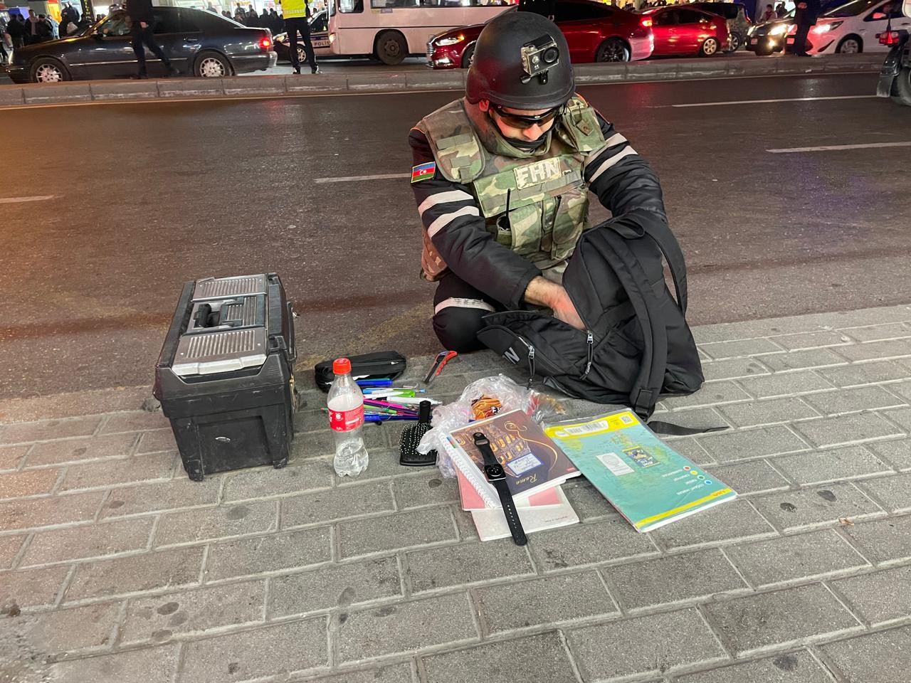 "Əhmədli" metrosu yaxınlığında şübhəli çanta aşkarlanıb