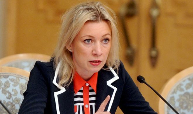 Zaxarova: Qərb 30 günlük atəşkəslə Kiyevə güc toplamaq fürsəti yaratmaq istəyir