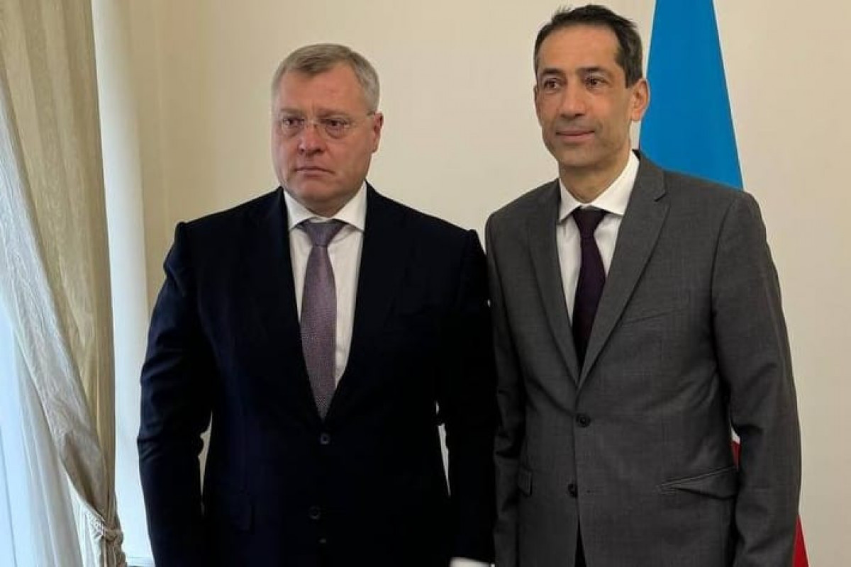 Rusiyadakı səfirimiz Həştərxan vilayətinin qubernatoru ilə görüşüb