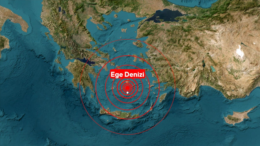 Egey dənizində ard-arda güclü zəlzələlər olub