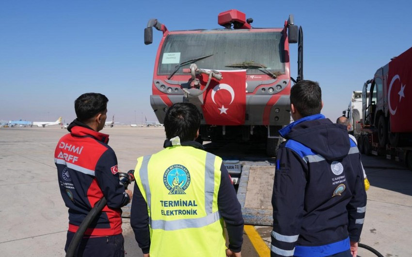 Türkiyə Dəməşq hava limanında