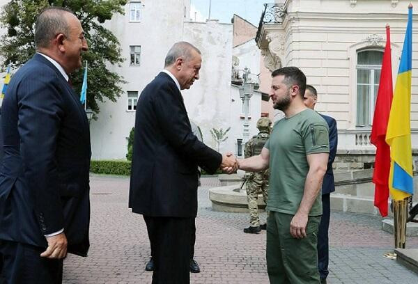 Ərdoğanla Zelenski görüşüb