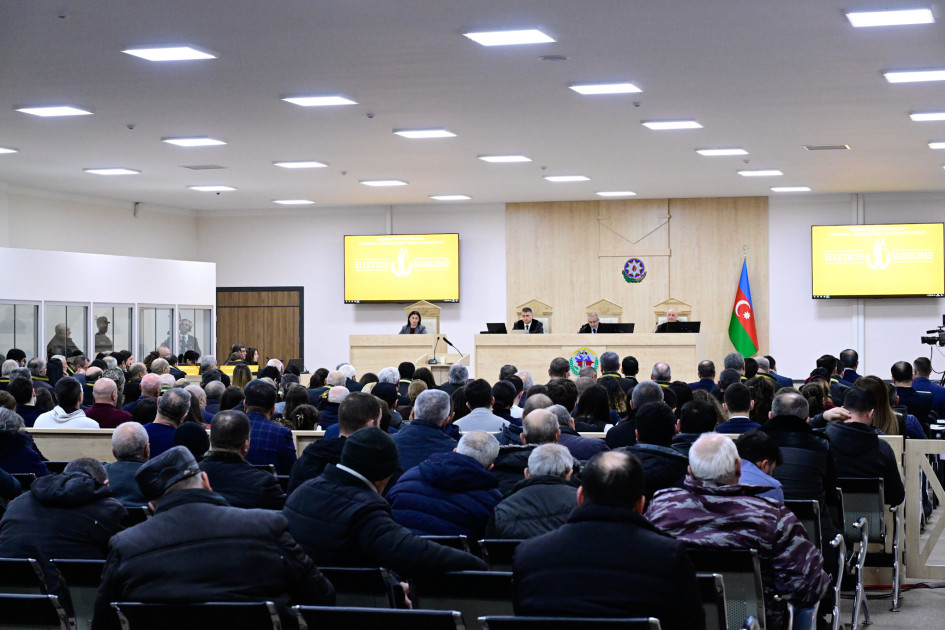 Bakıda ermənilərin məhkəmə prosesi davam edir