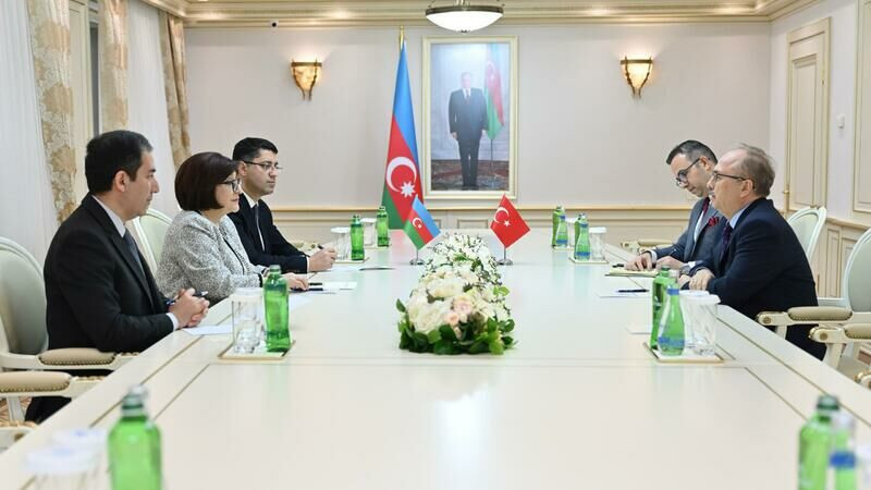 Sahibə Qafarova Briol Akgünü qəbul edib