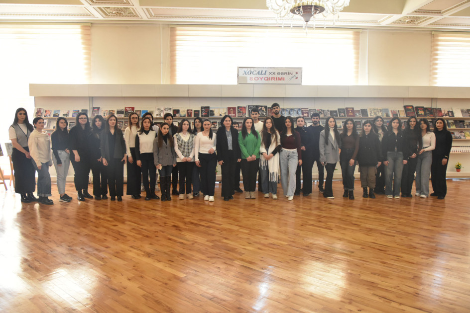 Milli Kitabxanada “Xocalı - XX əsrin soyqırımı” adlı ənənəvi kitab sərgisi açılıb