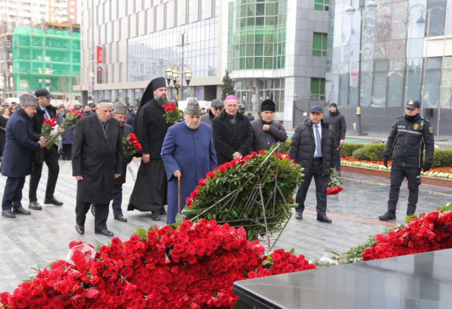 Dini konfessiyaların rəhbərləri Xocalı soyqırımı qurbanlarının xatirəsinə anıblar