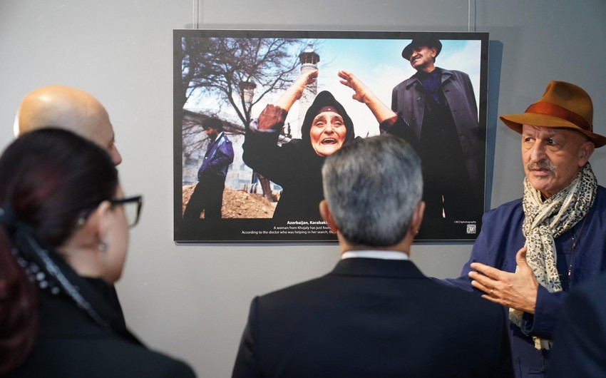 İçərişəhərdə Reza Deqatinin “Xocalı-Yaralı ruhlar” adlı sərgisi açılıb