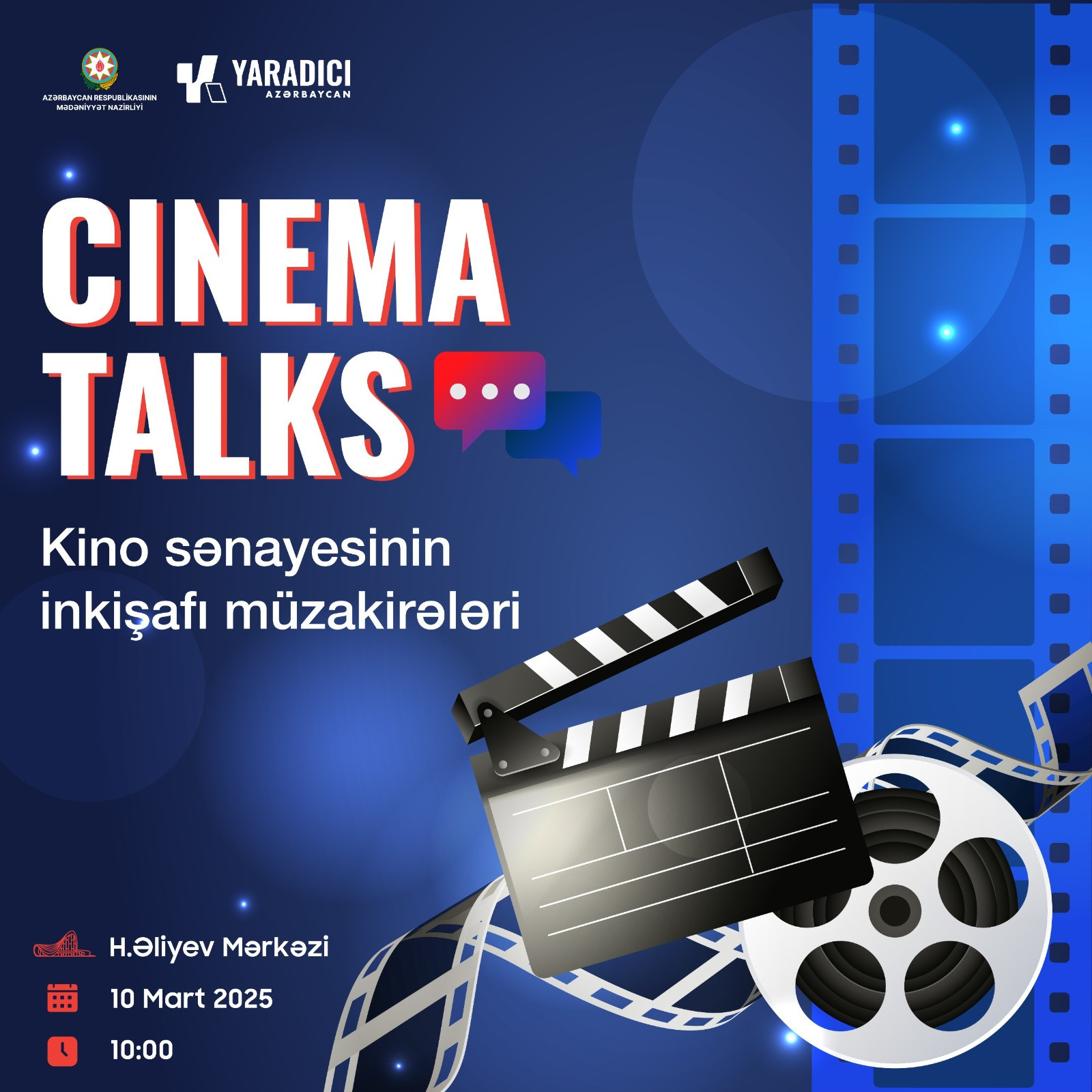 “Cinema Talks” (“Kino müzakirələri”) panel müzakirəsi keçiriləcək