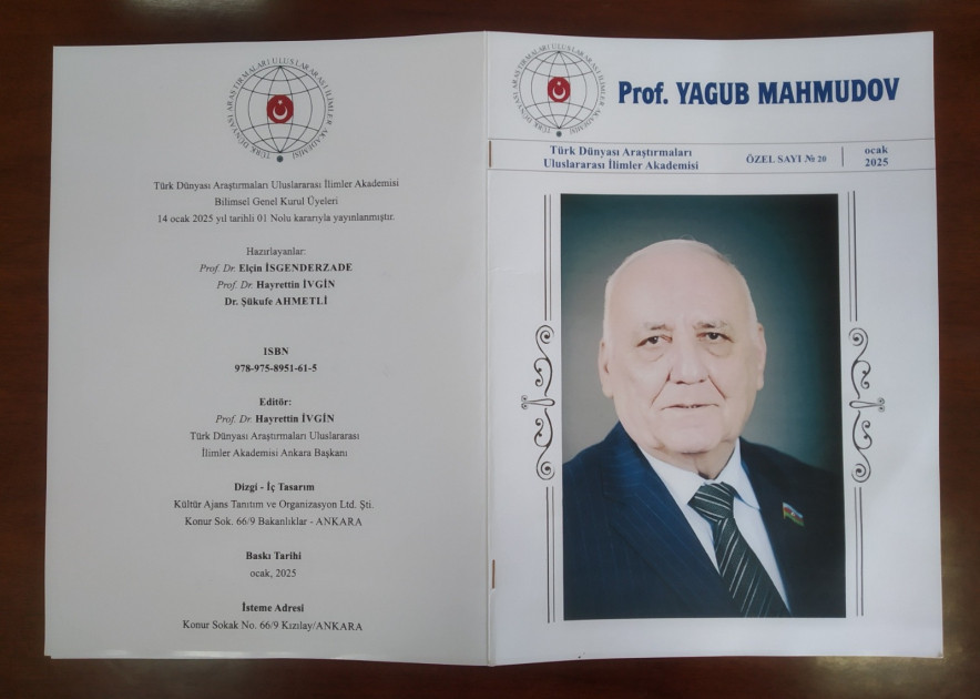 Beynəlxalq Akademiya Yaqub Mahmudov haqqında kitab nəşr etdirib