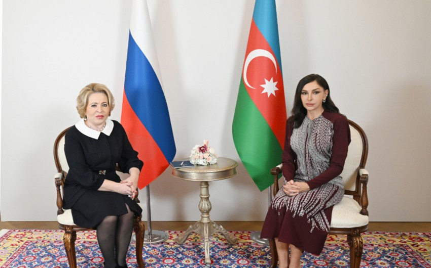 Mehriban Əliyeva Matviyenko ilə görüşdü