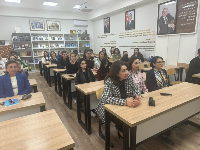 Qara dəniz Texniki Universitetinin dosenti BDU-da elmi seminar keçirib