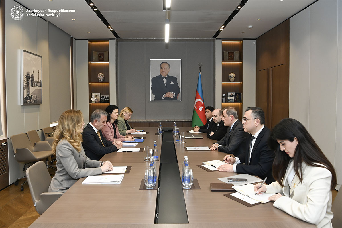 Ceyhun Bayramov Şimali Makedoniyanın nümayəndə heyətini qəbul edib