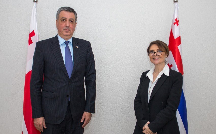 Azərbaycan səfiri acarıstanlı nazirlə mədəni əməkdaşlığın genişləndirilməsini müzakirə edib
