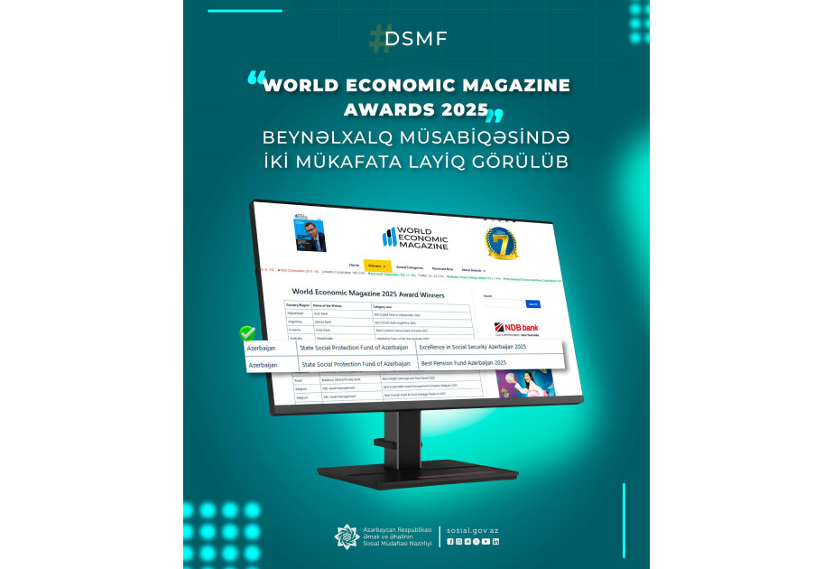 DSMF beynəlxalq müsabiqədə iki mükafata layiq görülüb