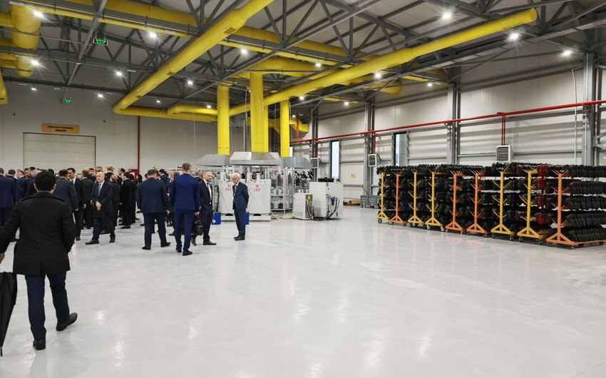 Azərbaycan və Belarus hökumət başçıları Ağdam Sənaye Parkı ilə tanış olublar
