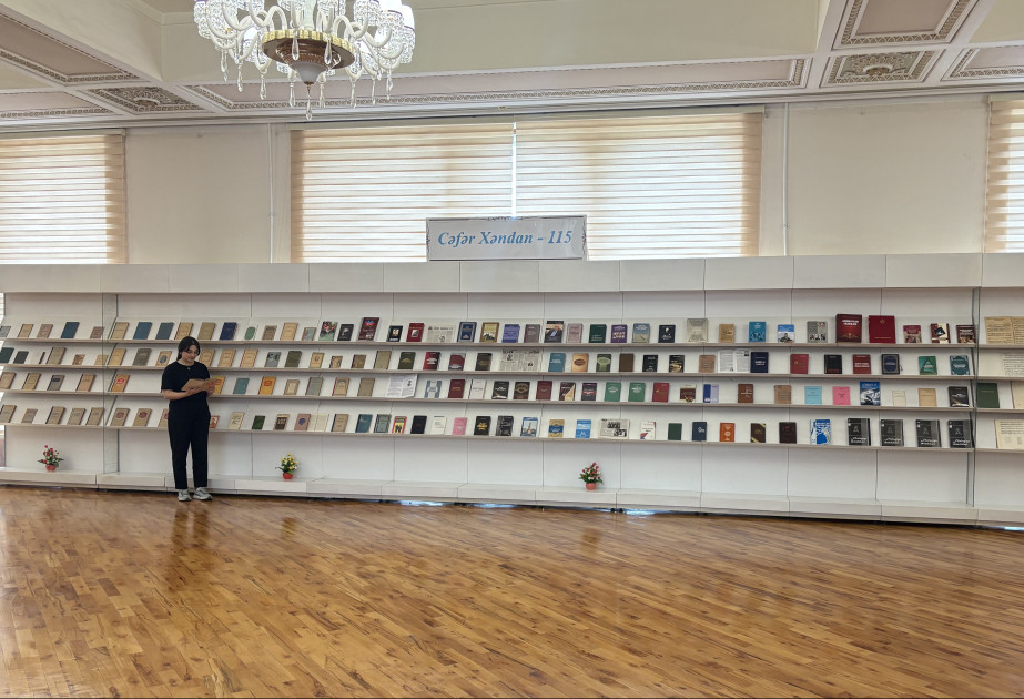 Milli Kitabxanada “Cəfər Xəndan – 115” adlı kitab sərgisi açılıb