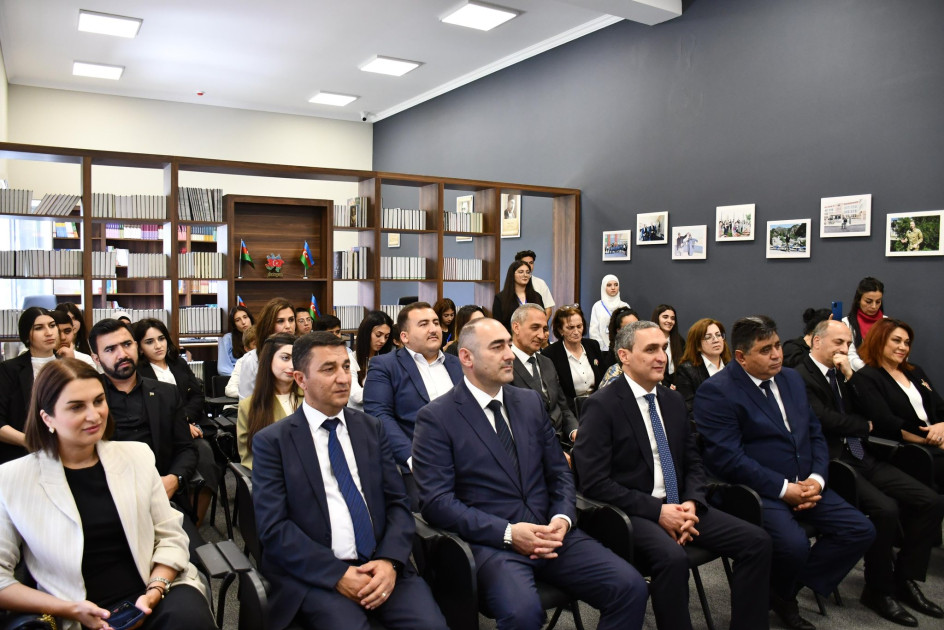 Xocalıda Ümummilli Lider Heydər Əliyevin anadan olmasının 102 illiyi qeyd edilib