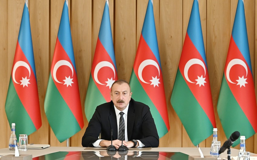 İlham Əliyev və Mehriban Əliyeva Ağdam Muğam Mərkəzinin açılışında iştirak ediblər