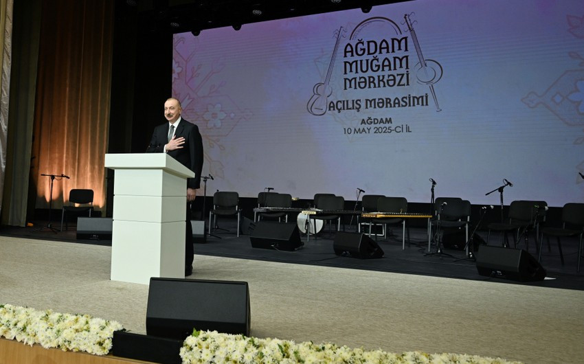 İlham Əliyev: “Şuşanı Xankəndi ilə birləşdirən kanat yolu turizm üçün çox gözəl bir vasitə olacaq”