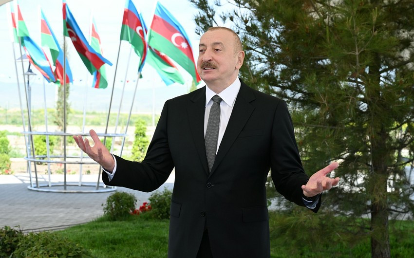 İlham Əliyev: Bu gün Kəngərlinin timsalında yeniləşən Azərbaycanı görürük, bərpa olunan Qarabağı görürük