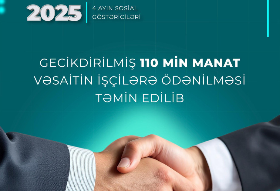 Gecikdirilmiş sosial xarakterli 110 min manata yaxın vəsait işçilərə ödənilib