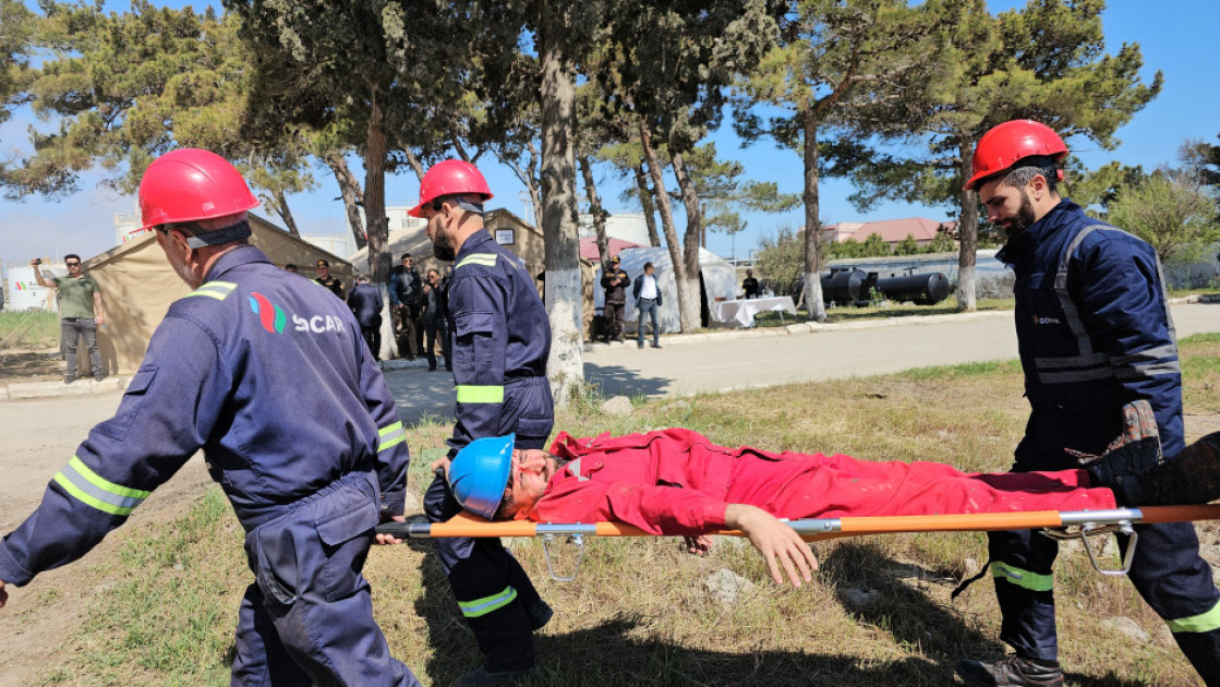 FHN-in təşkilatçılığı ilə Xətai rayonunda kompleks mülki müdafiə təlimi keçirilib