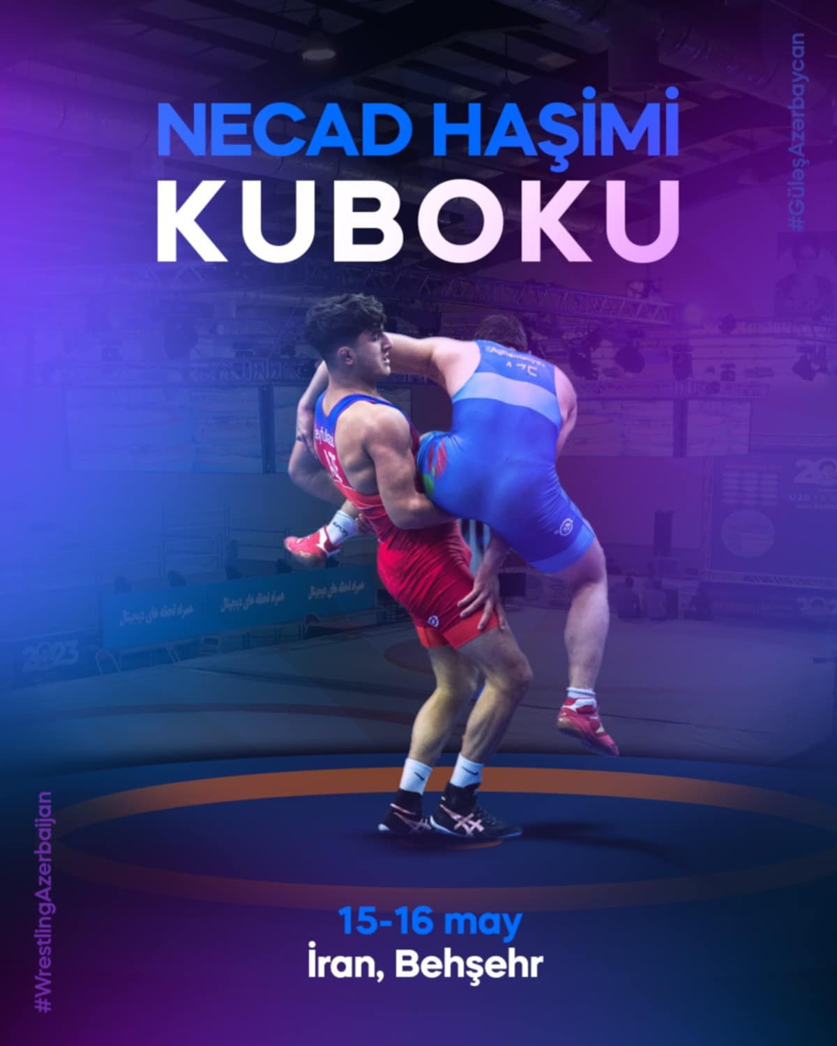 İranın Behşehr şəhərində sərbəst güləş üzrə “Necad Haşimi kuboku” turnirinə start veriləcək