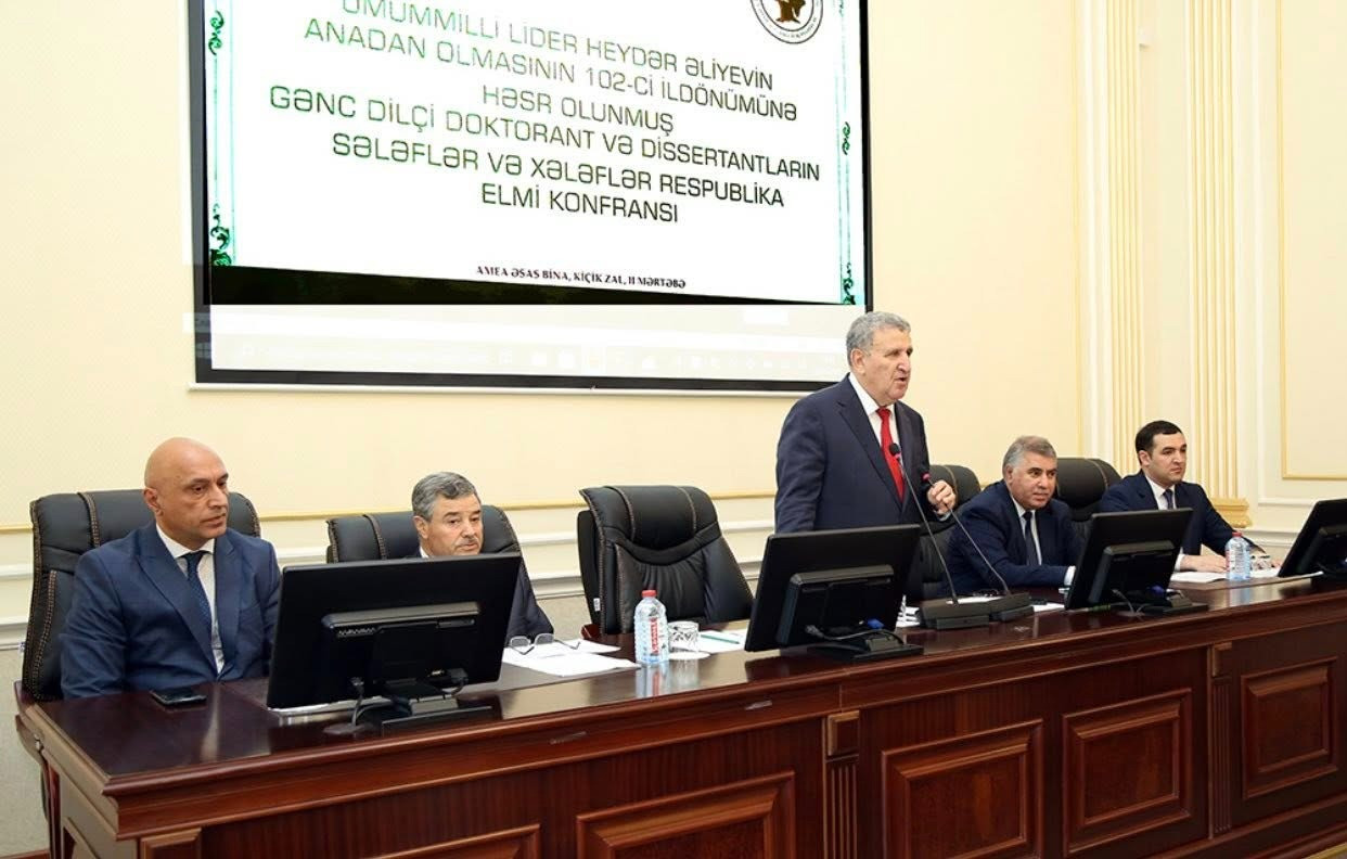 AMEA-da gənc dilçi doktorant və dissertantların “Sələflər və xələflər” respublika elmi konfransı keçirilib