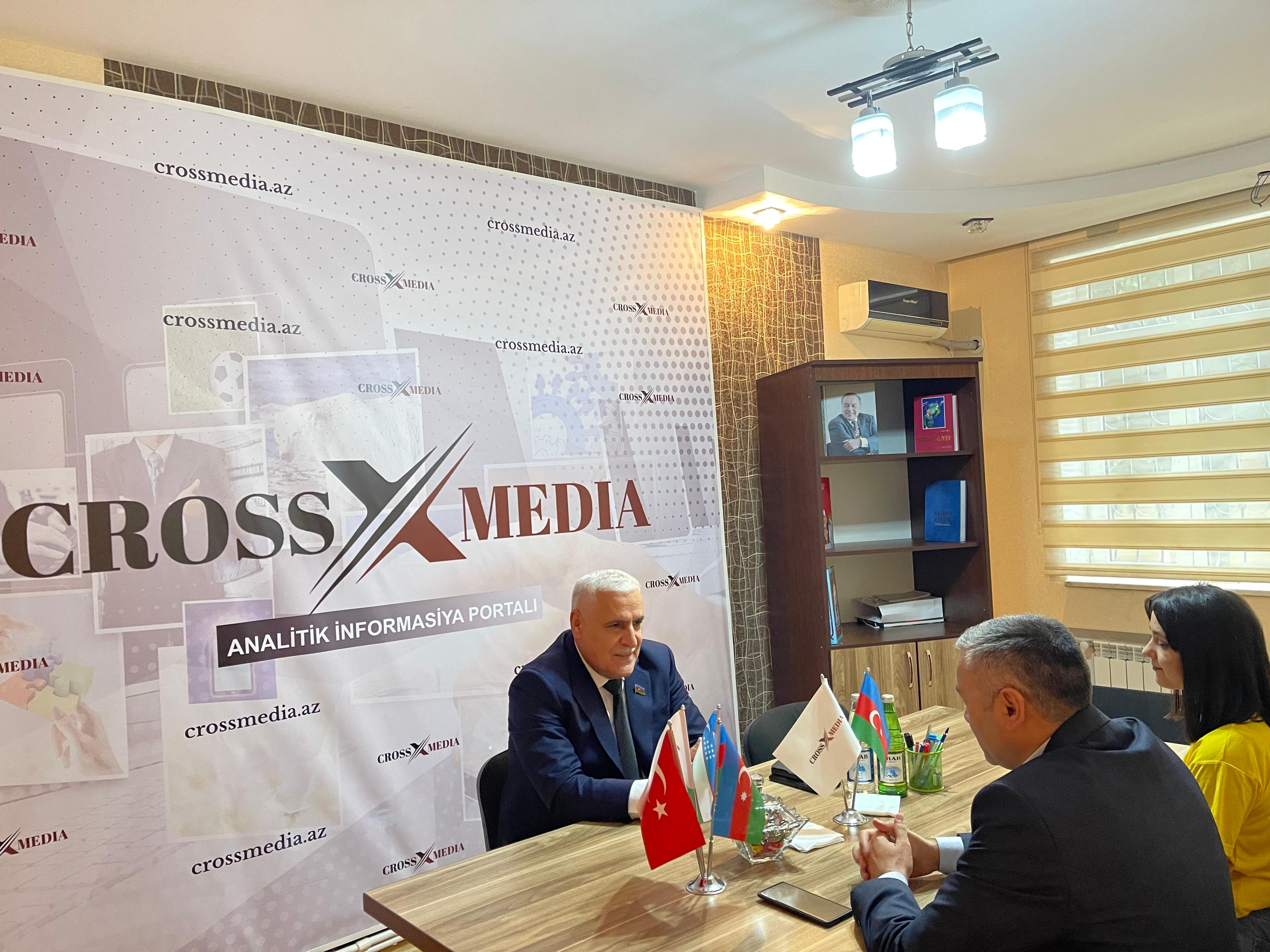 Milli Məclisin deputatı Vüqar Rəhimzadə Crossmedia.az saytının redaksiyasında olub, geniş müsahibə verib