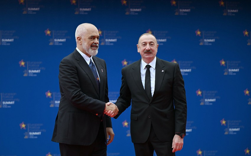 İlham Əliyev Tiranada “Avropa Siyasi Birliyi”nin 6-cı Zirvə toplantısının açılış mərasimində iştirak edir -