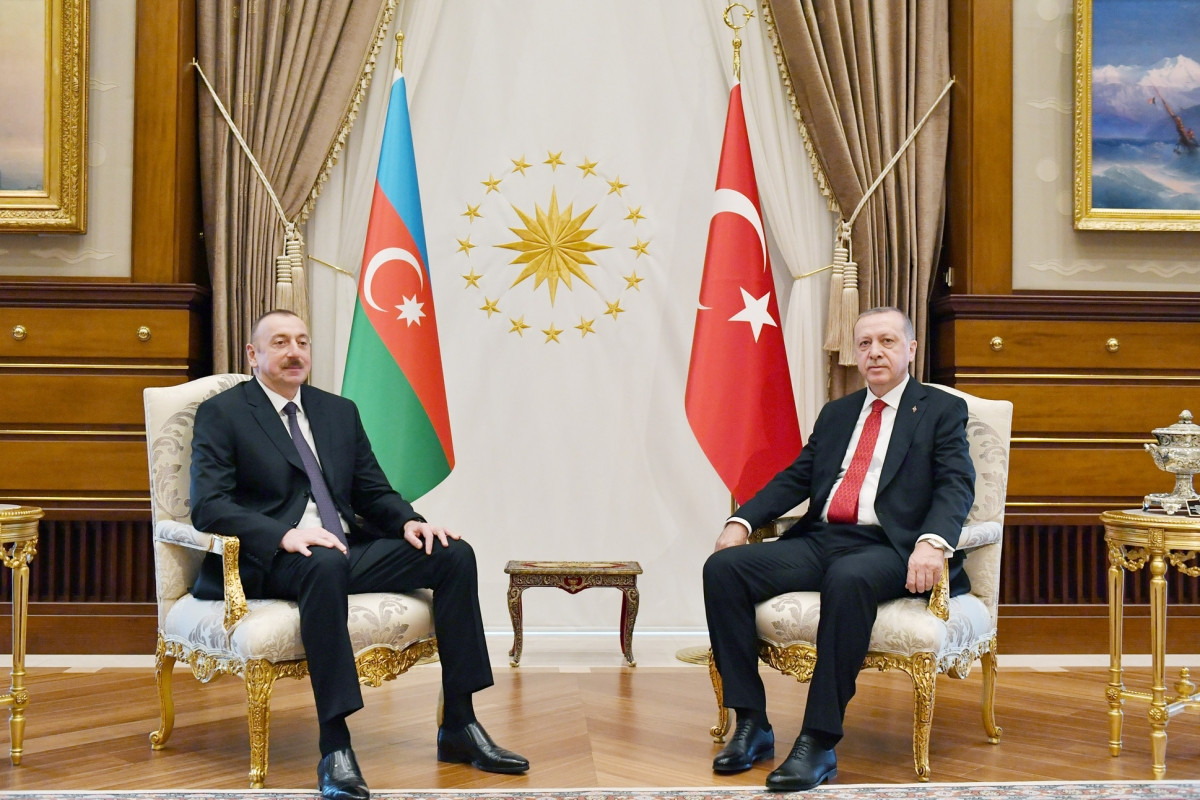 Prezident İlham Əliyev Albaniyada Rəcəb Tayyib Ərdoğan ilə görüşüb