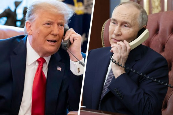 Tramp və Putin arasında telefon danışığı başlayıb