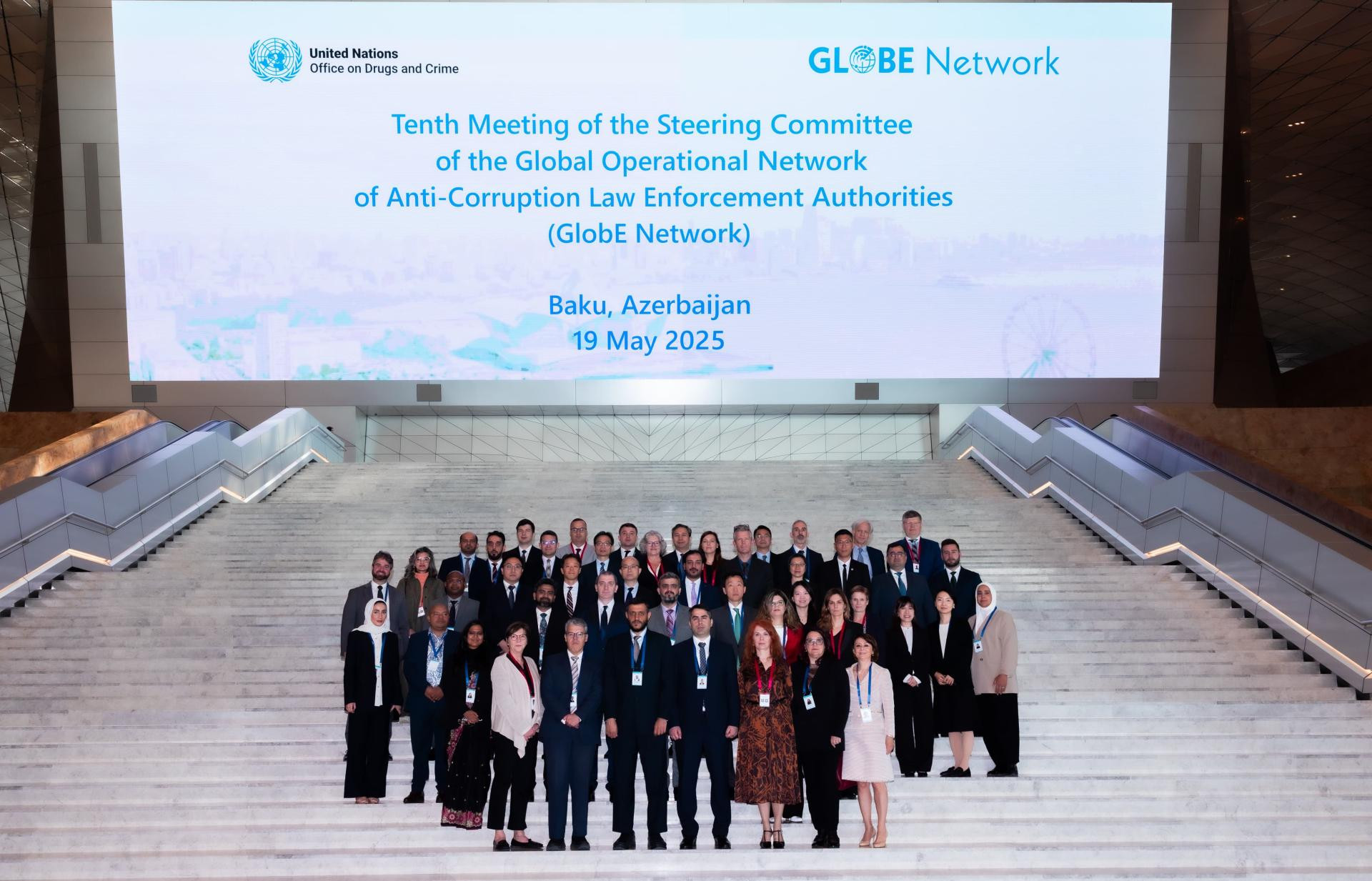 Bakıda BMT-nin Korrupsiyaya Qarşı Mübarizə üzrə Şəbəkəsinin (GlobE Network) İdarəetmə Komitəsinin Onuncu Görüşü Keçirilir