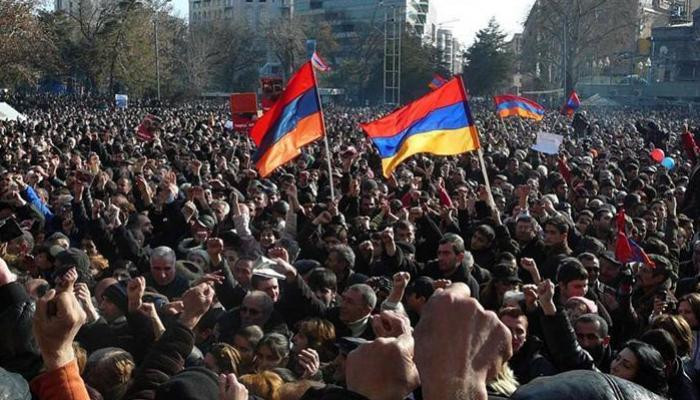 Ermənistanda Lavrovun səfəri ərəfəsində Rusiya əleyhinə aksiyalar keçirilib