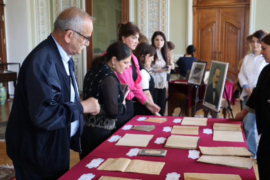 Əbdürrəhim bəy Haqverdiyevin 155 illik yubileyinə həsr olunmuş tədbir keçirilib